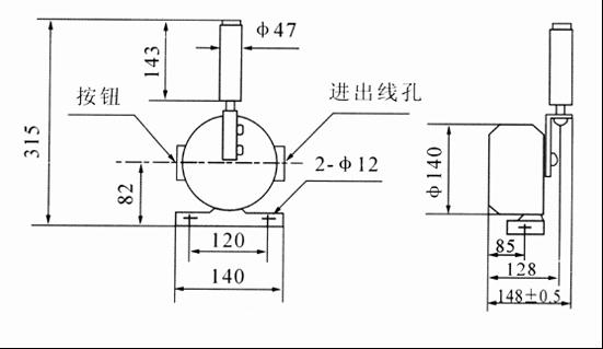 跑偏開關(guān)尺寸圖